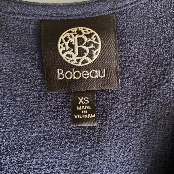 Navy blue colored wrap dress - size Xs - Picture 8 of 9